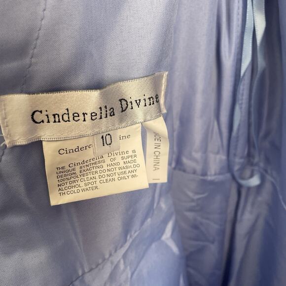 Cinderella Divine Glitter Dress M-L Prom Wedding Red Carpet - Picture 8 of 11